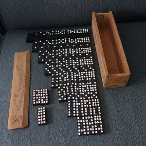Wood Domino Set